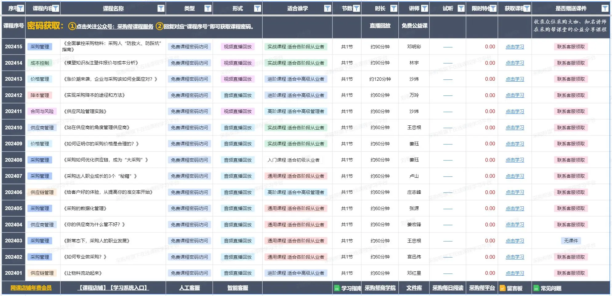 免费课程列表.webp